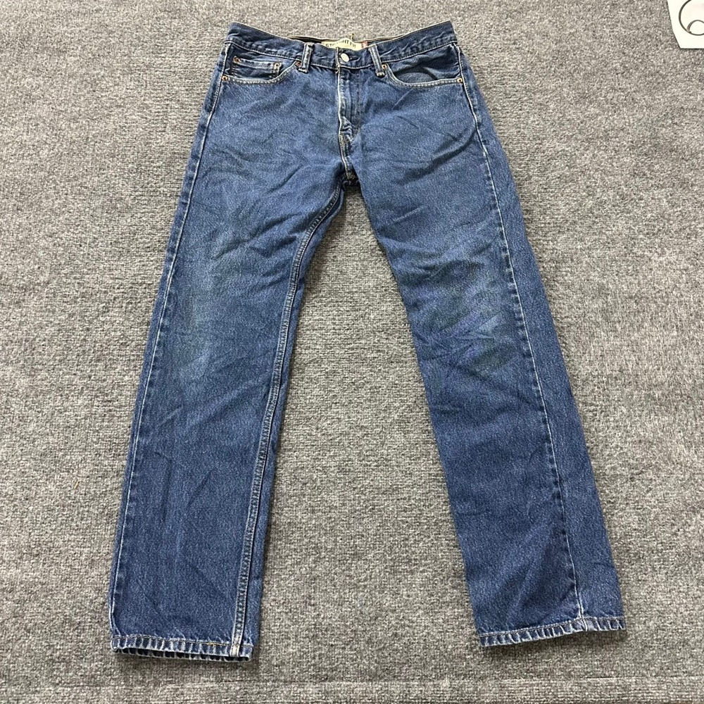 Levi's Jeans Mens Size 32x32 Blue 505 Straight Fit Cotton Denim Medium Wash